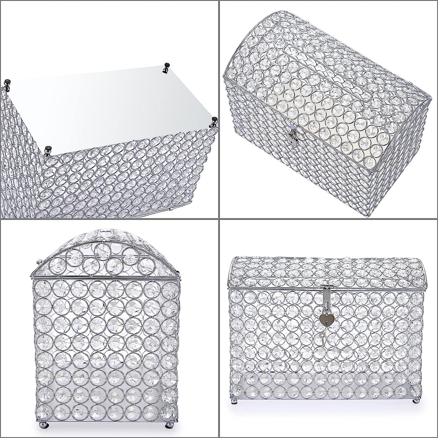 Crystal Wedding Card Box